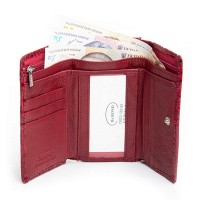Женский лаковый кожаный кошелек PE DR. BOND PEW214 red