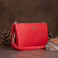 Женский кожаный клатч ST Leather 19251 Красный