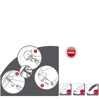 Зонт женский механический Knirps T.050 Dark Red Kn95 3050 1510