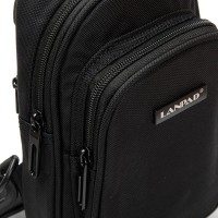 Мужская тканевая сумка-слинг Lanpad 63744 black