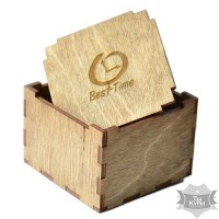 Мужские наручные часы скелетон Winner Chocolate (1119)