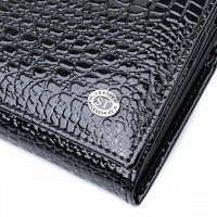 Женский лаковый кожаный кошелек ST Leather 22679 