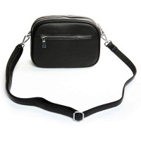 Женский молодежный кожаный клатч ALEX RAI 17006 black