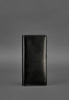 Кожаное портмоне-купюрник BlankNote 11.0 черное Краст BN-PM-11-G