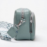 Женский молодежный кожаный клатч ALEX RAI 3803 blue