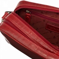 Женская кожаная сумка Visconti S40 Brooklyn (Red)
