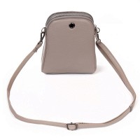 Молодежный клатч из кожи ALEX RAI 88089 L-grey