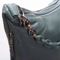 Женская кожаная сумка классическая ALEX RAI 8087-9 l.green