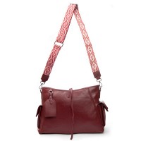 Женская кожаная сумка классическая ALEX RAI 91008-9 bordo