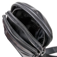 Мужская кожаная сумка через плечо BRETTON 407-41 black