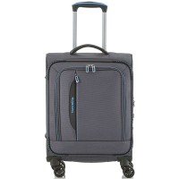 Чемодан на 4 колесах серый Travelite Crosslite