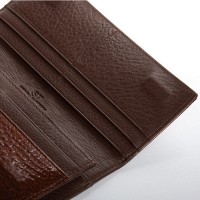 Женский кожаный лаковый кошелек SERGIO TORRETTI FEW501-2 brown