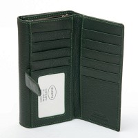 Женский кожаный кошелек Bright DR. BOND W46-2 green