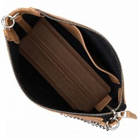 Женская кожаная сумка ручной работы через плечо GRANDE PELLE  11696 