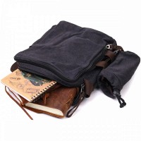 Мужская тканевая сумка через плечо с чехлом для воды Vintage 22208