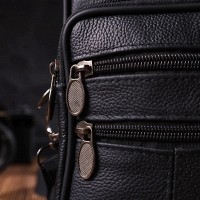 Кожаная сумка на пояс Vintage 21481 