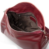 Женская кожаная сумка классическая ALEX RAI 91007-9 bordo