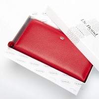 Женский кожаный кошелек Bright DR. BOND W39 red