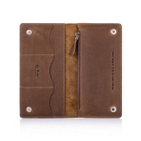 Кожаный бумажник Hi Art WP-05 Shabby Light Olive