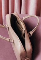Женская кожаная деловая сумка Briefcase 2.0 светло-бежевый TW-BRIEFCASE-2-BEIGE