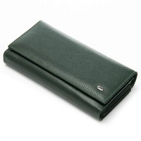 Женский кожаный кошелек Bright DR. BOND W46-2 green