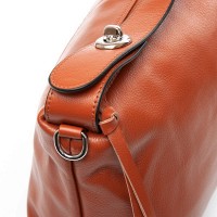 Женская кожаная сумка классическая ALEX RAI 91377 camel