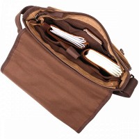 Мужская тканевая сумка через плечо для ноутбука 13" Vintage 22201 