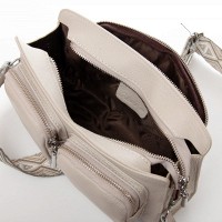 Женская кожаная сумка ALEX RAI 2051-9 l.beige