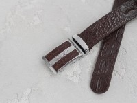 Ремень из кожи крокодила Ekzotic Leather CRB20