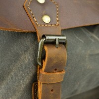 Рюкзак текстильный canvas Vintage 20107 Болотный