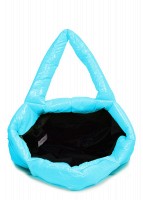 Дутая женская сумочка Poolparty fluffy-neon-blue