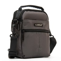 Мужская небольшая сумка через плечо и пояс Lanpad 3790 grey