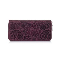 Кошелёк из натуральной кожи Hi Art «Buta Art» W-02 Shabby Plum
