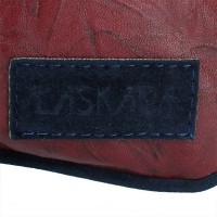 Клатч из кожзаменителя LASKARA LK10202-bordauex-navy