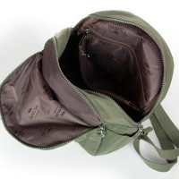 Женский тканевый рюкзак Jielshi 5293 d.green