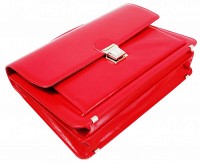 Женский портфель из эко кожи AMO SST09 красный