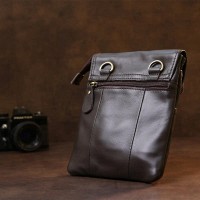 Мужская кожаная сумка через плечо Vintage 20468