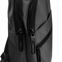 Мужская тканевая сумка-слинг Lanpad 83029 gray