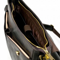 Мужской кожаный темно-коричневый портфель TARWA rdс-3960-4lx