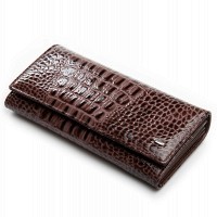 Женский лаковый кожаный кошелек PE DR. BOND PEW501 brown
