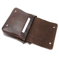 Мужская кожаная сумка John McDee jd7338c