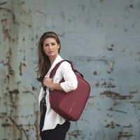 Рюкзак бордовый антивор XD Design Bobby Hero Small Red (P705.704)