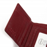 Женский кожаный кошелек Bright DR. BOND WS-31 wine red