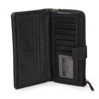 Мужской кожаный кошелек BE BRETTON C165-5-20 black