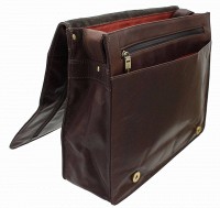 Мужская кожаная сумка для ноутбука Visconti CARTER ML-23 BRN