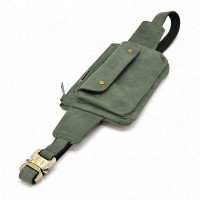 Мужская кожаная сумка бананка, сумка напоясная TARWA RE-8136-3md