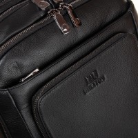 Мужской рюкзак кожаный BRETTON 1650-16 black