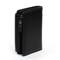 Женский кожаный кошелек Bright DR. BOND WS-31 black
