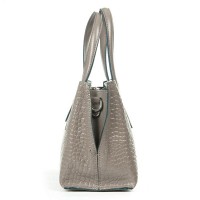 Женская кожаная сумка ALEX RAI 8815 khaki croco