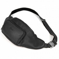 Мужская кожаная сумка бананка, сумка напоясная TARWA GA-3079-4lx